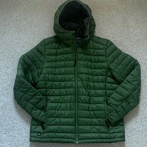 Storm Men's Forest Green Puffer Jacket